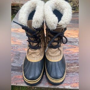 Caribou Sorel Winter Boots - Wool - Made in Canada
